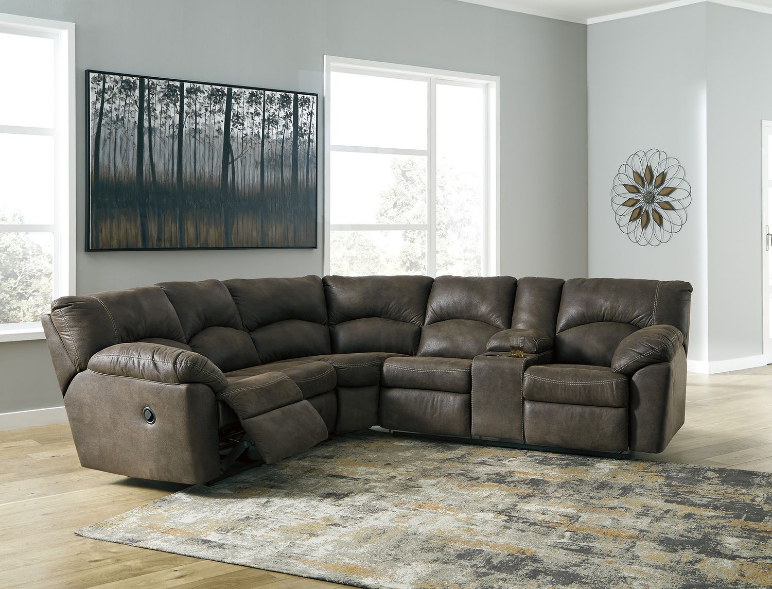 Tambo 2-Piece Reclining Sectional In Canyon 27802S1