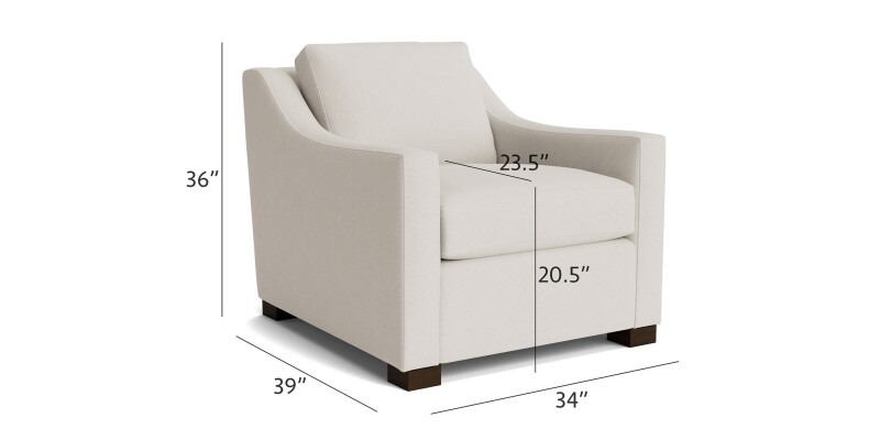 Oliver Slope Arm Chair 278712FC11
