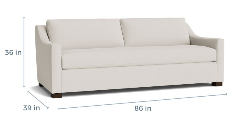 Oliver Slope Arm Sofa 278762FC