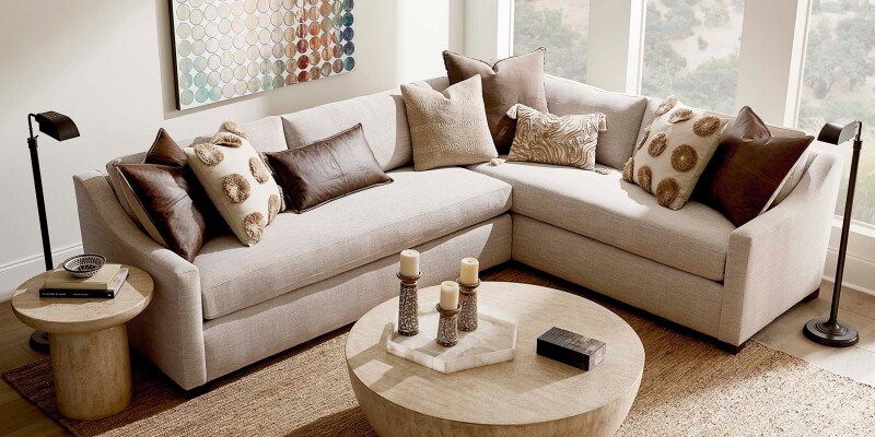 Oliver Slope Arm L-Shaped Sectional 2787LSECTLKIT29