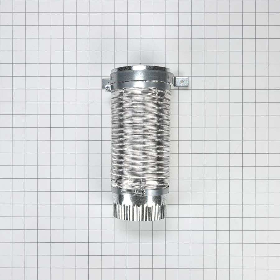 24"/27" Washer/dryer Side Vent Kit With 1 Straight Duct, 2 Hose Clamps With Screws, 1 Mounting Screw, And 1 Clip 279823