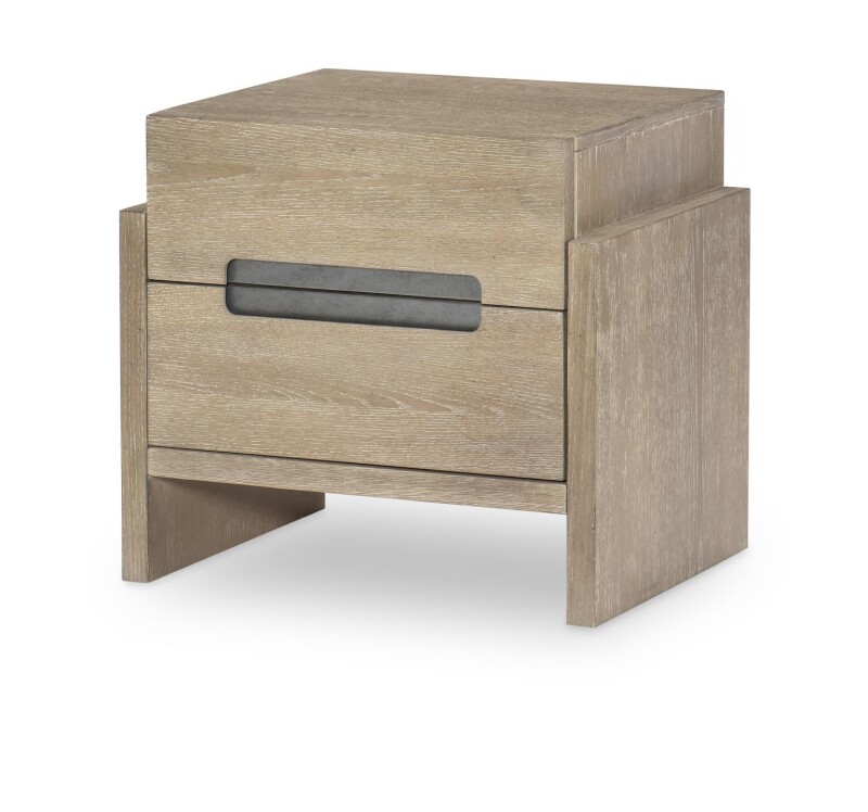2800 District LK Nightstand Weathered Oak Finish 28003101