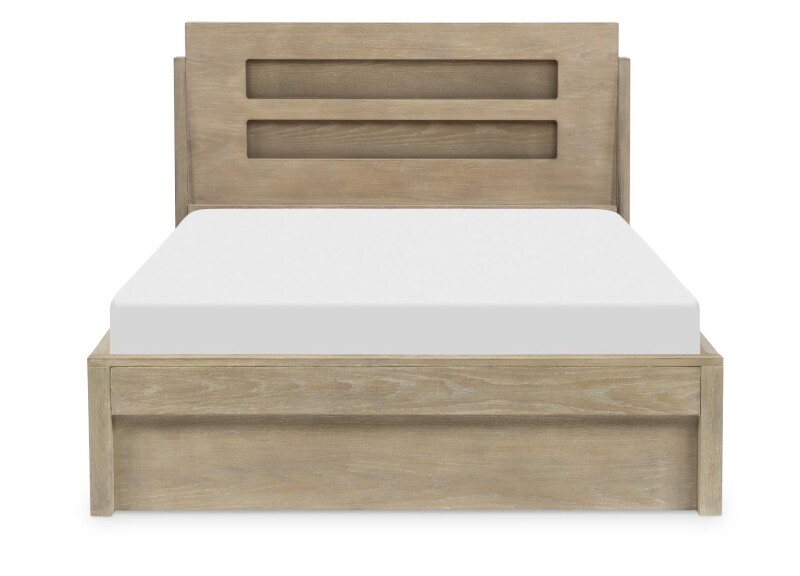 2800 District LK Complete Panel Bed 46 Weathered Oak Finish 28004104K