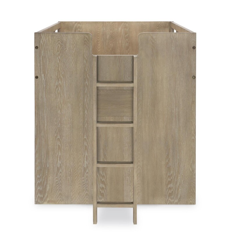 2800 District LK Complete Captains Bed 33 Weathered Oak Finish 28005303K