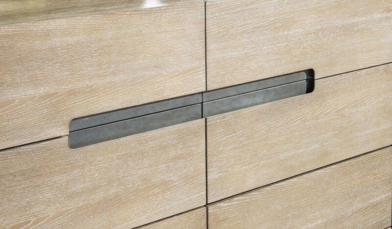 2800 District LK Bookcase Weathered Oak Finish 28007200