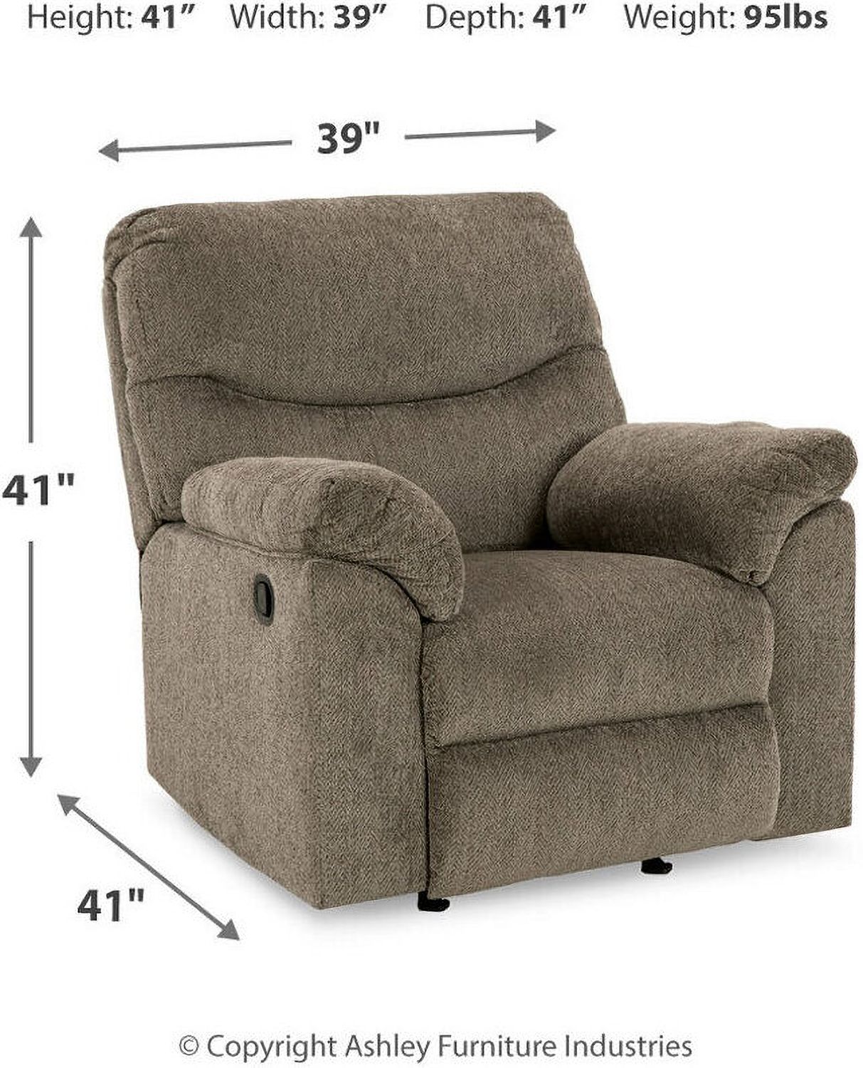 Alphons Recliner In Putty 2820125