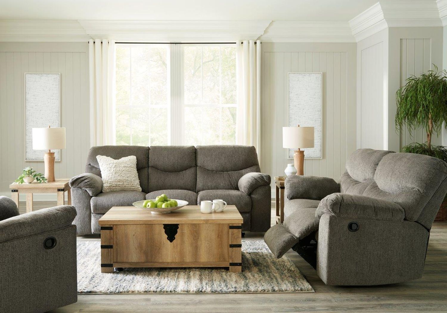 Alphons Reclining Sofa In Putty 2820188