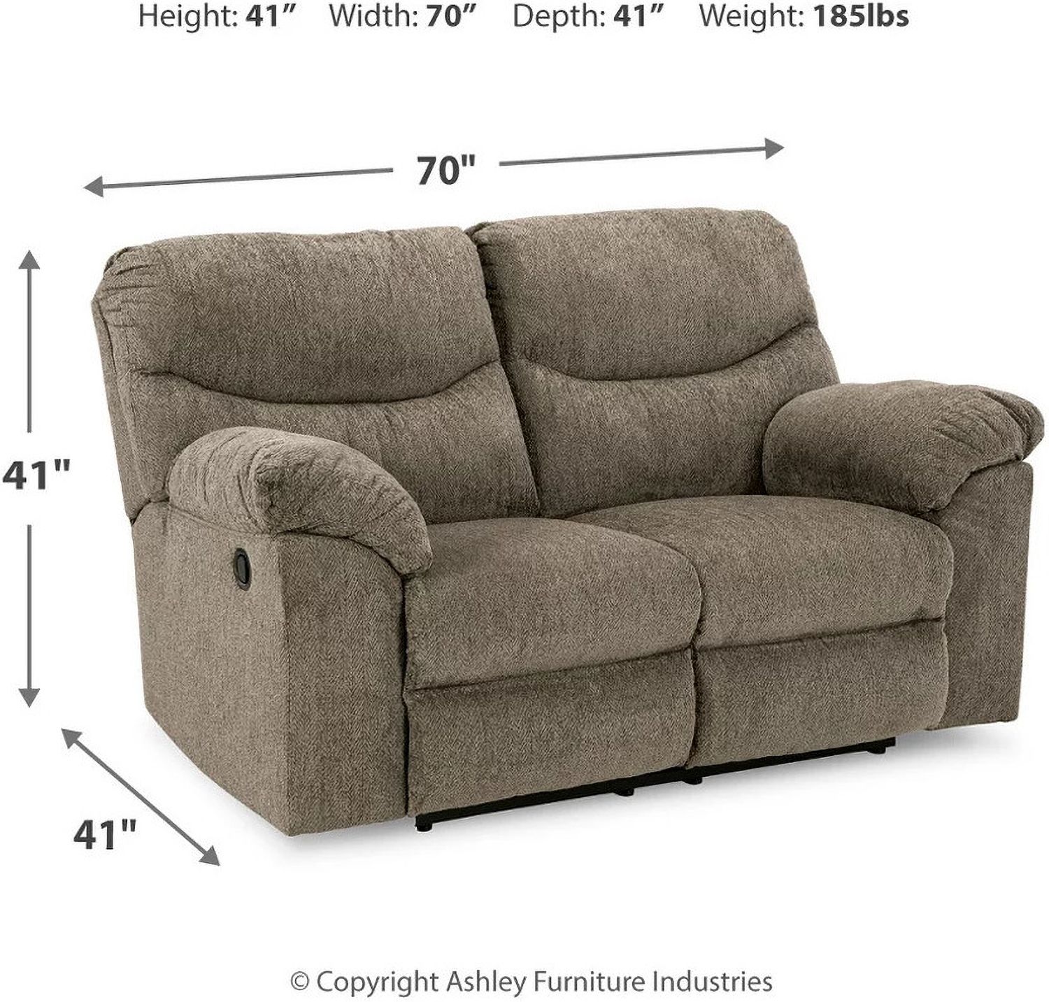 Alphons Reclining Living Room Set In Putty 28201U1