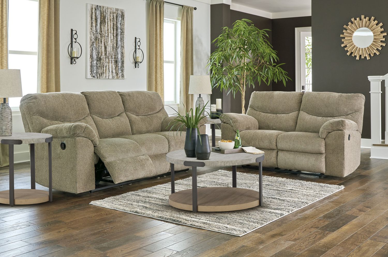 Alphons Reclining Sofa In Briar 2820288