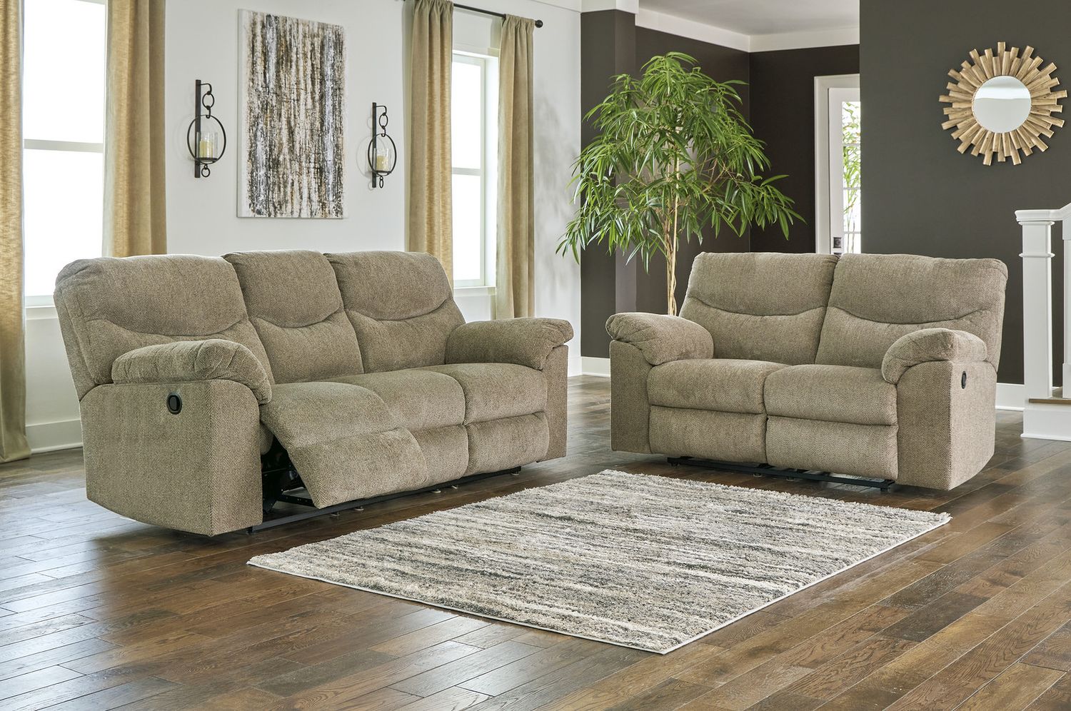 Alphons Reclining Sofa In Briar 2820288