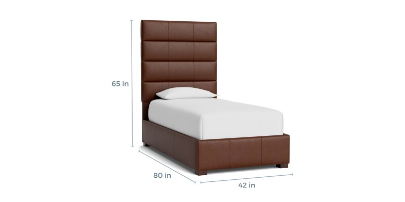 Parkton Leather Upholstered Bed 2826K139LKIT55