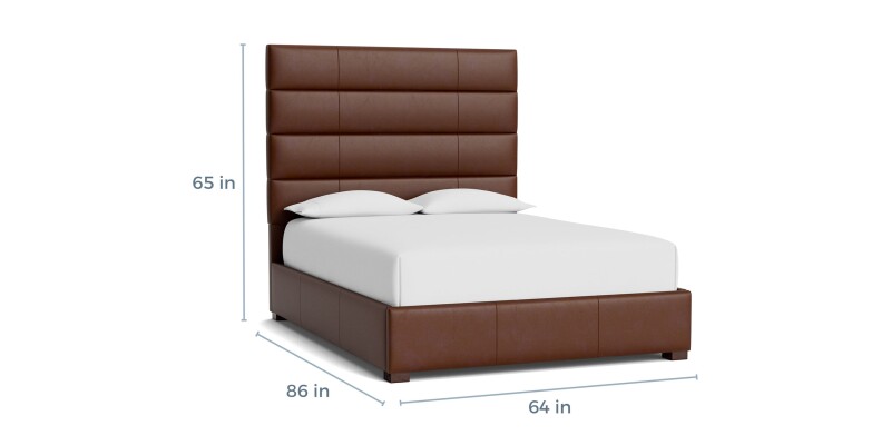 Parkton Leather Upholstered Bed 2826K159LKIT60
