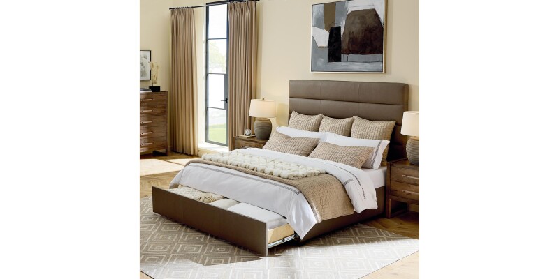 Parkton Leather Upholstered Bed 2826K159LKIT61