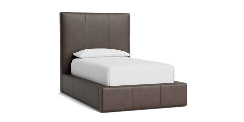 Eden Leather Upholstered Bed 2836K139LKIT61