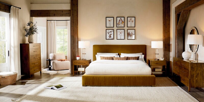 Eden Upholstered Bed 2836K159PKIT26