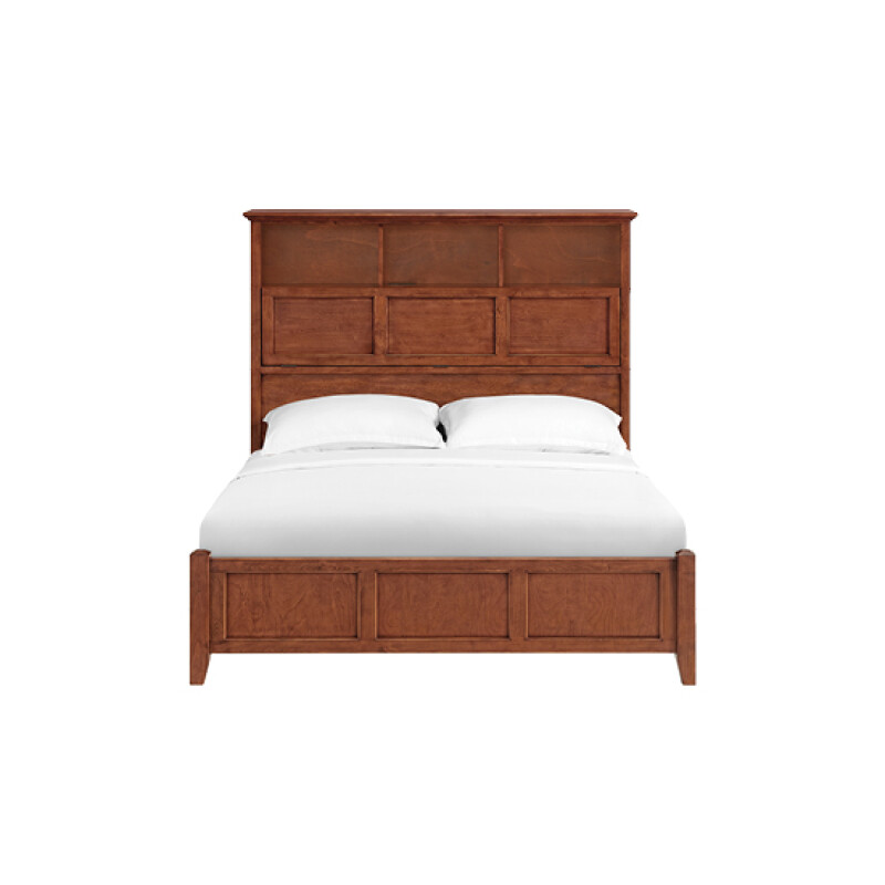 2843 Mckenzie Queen Classic Bookcase Bed 2843PEC