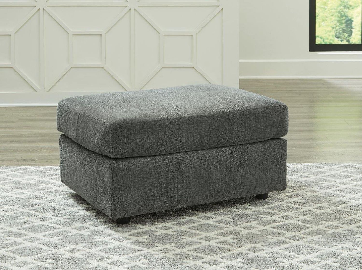 Stairatt Ottoman In Gravel 2850214