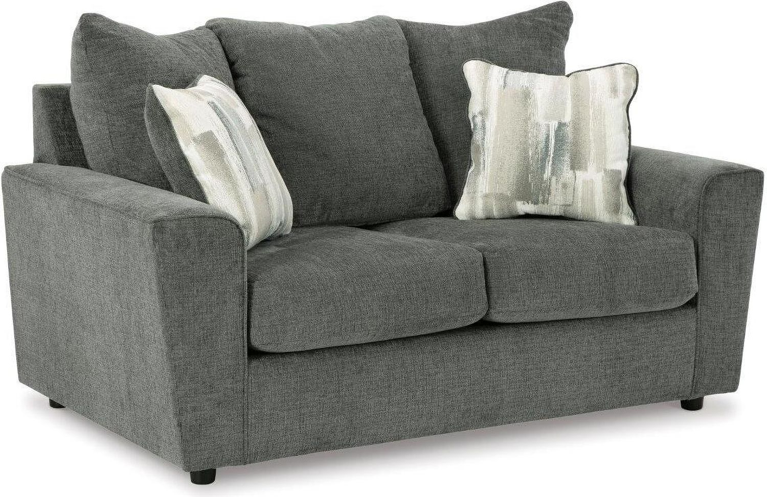 Stairatt Loveseat In Gravel 2850235