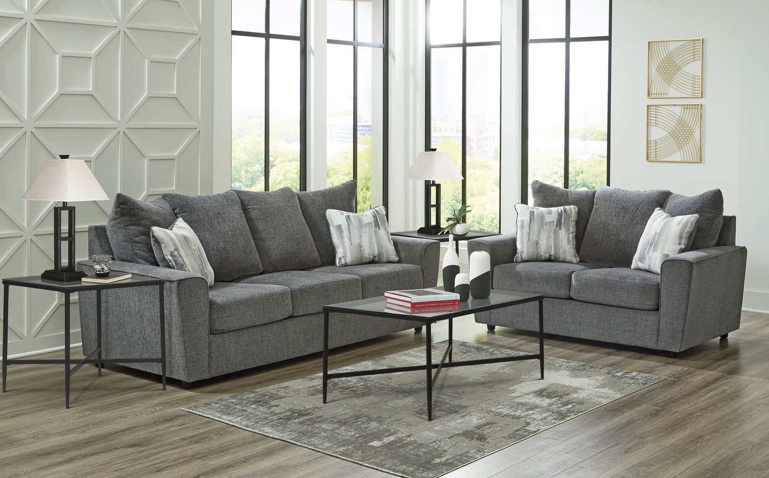 Stairatt Sofa In Gravel 2850238