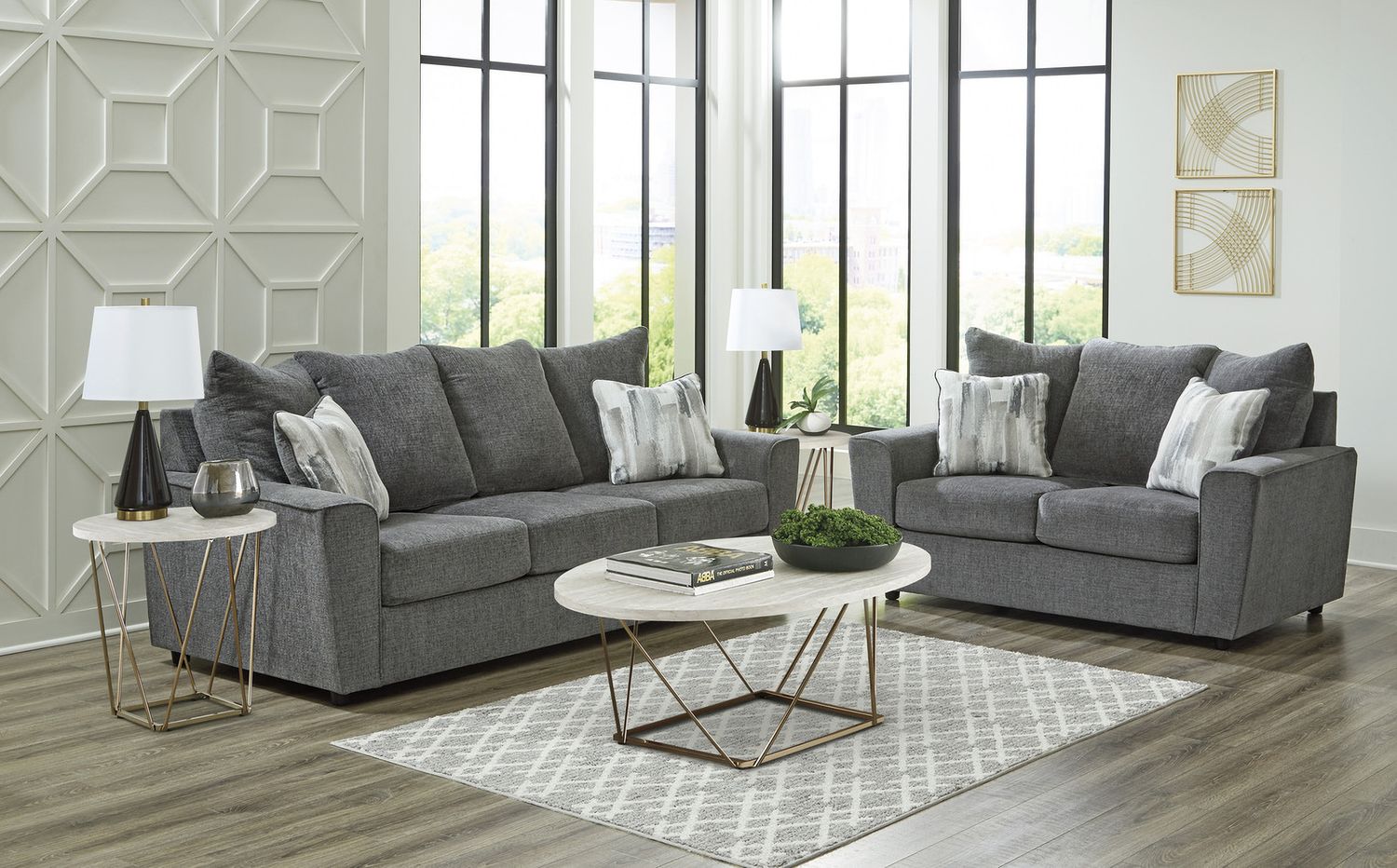 Stairatt Sofa In Gravel 2850238
