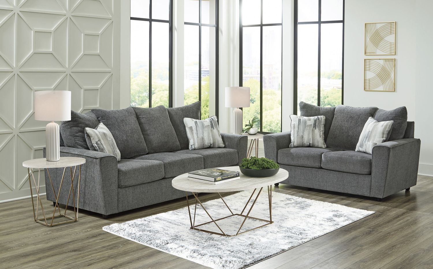 Stairatt Sofa In Gravel 2850238
