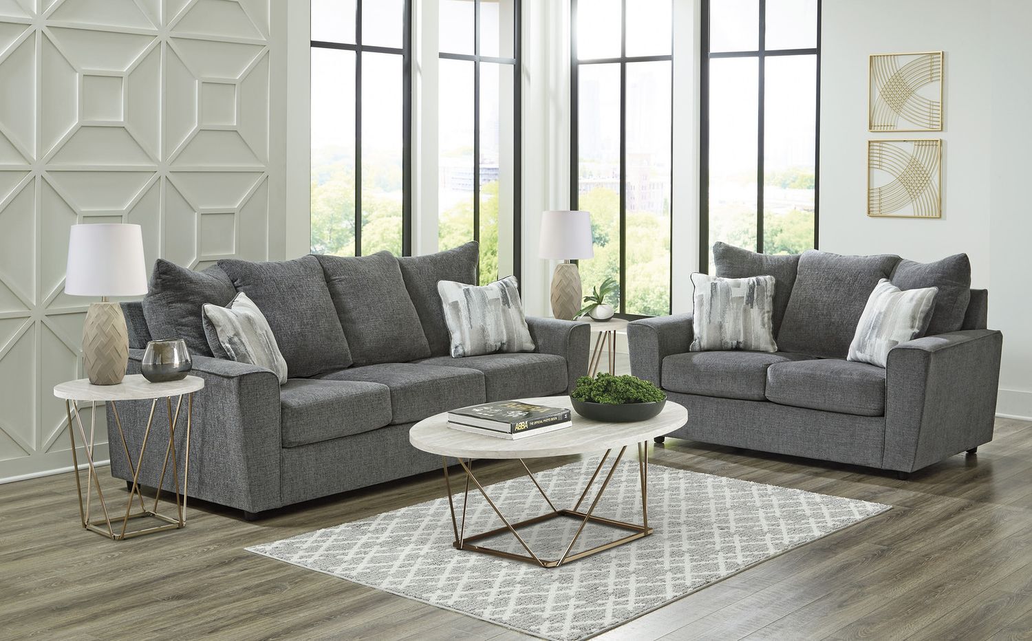 Stairatt Sofa In Gravel 2850238