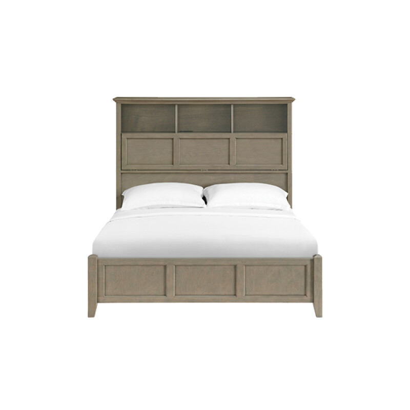 2850 Mckenzie Queen Classic Bookcase Storage Bed 2850FST