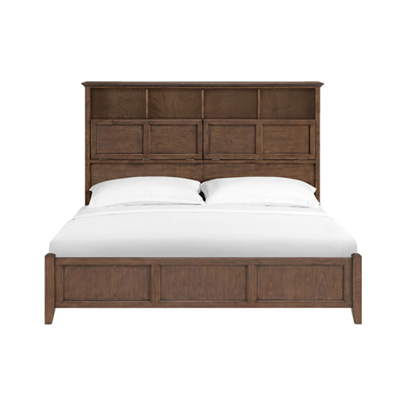 2851 Mckenzie King Classic Bookcase Storage Bed 2851JAV