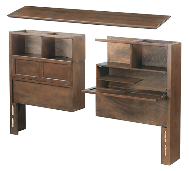 2851 Mckenzie King Classic Bookcase Storage Bed 2851PEC
