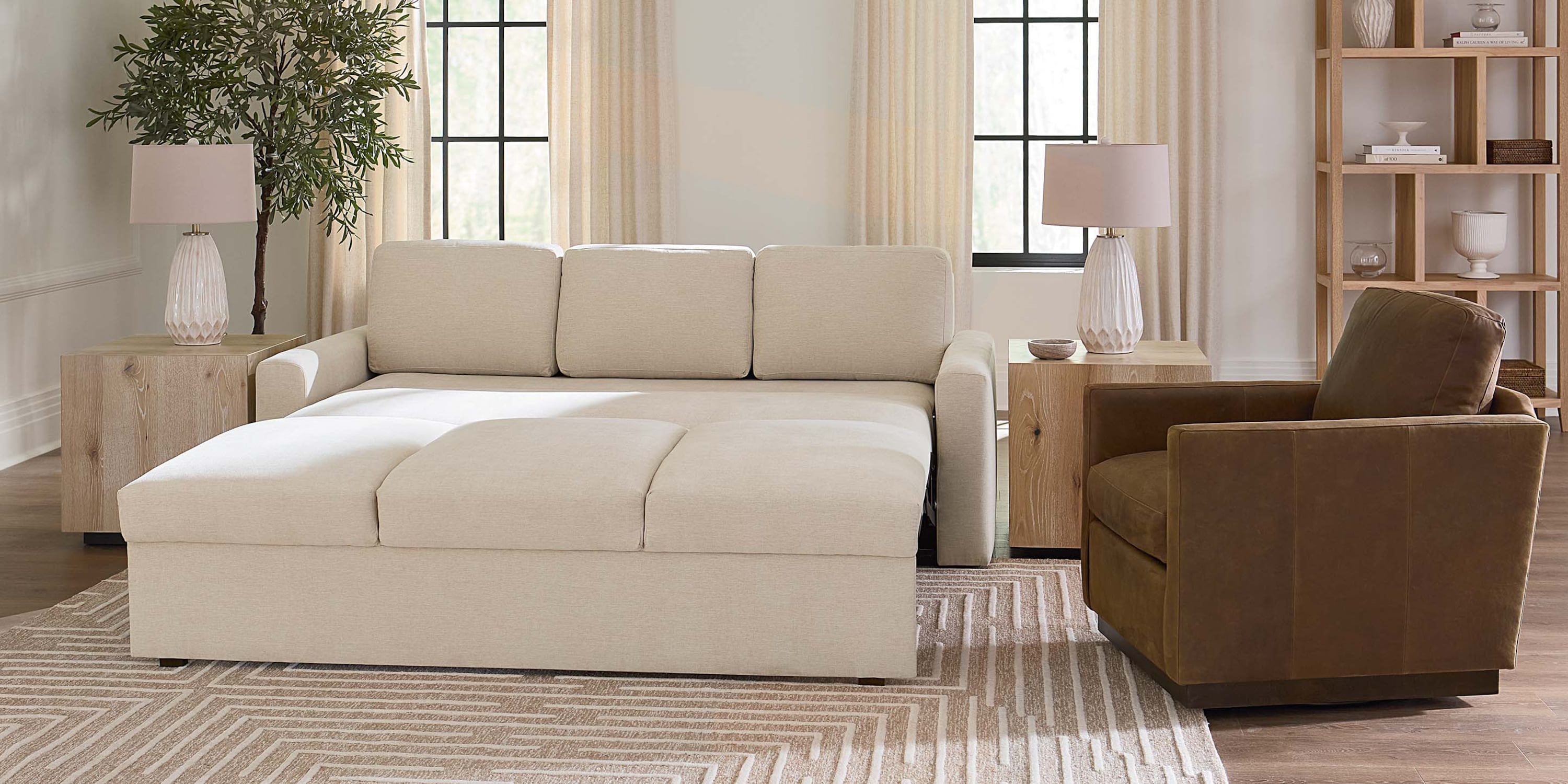 Z4 Track Arm King Sleeper Sofa 2852K322