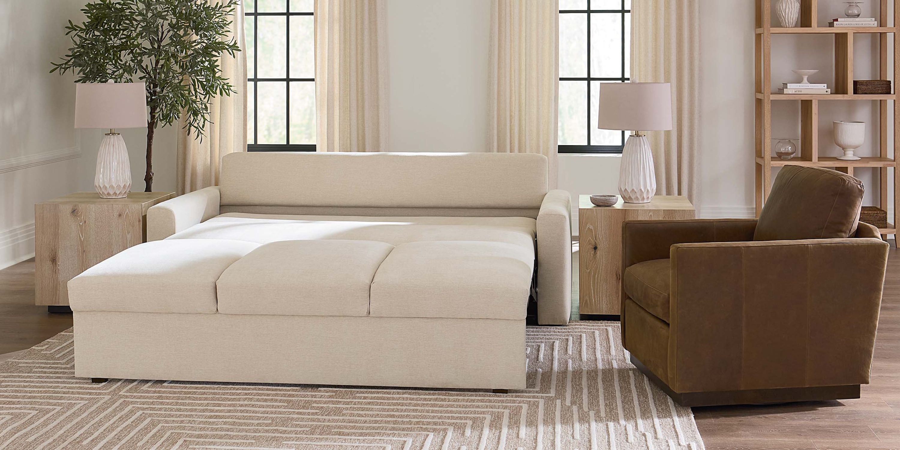 Z4 Track Arm King Sleeper Sofa 2852K322