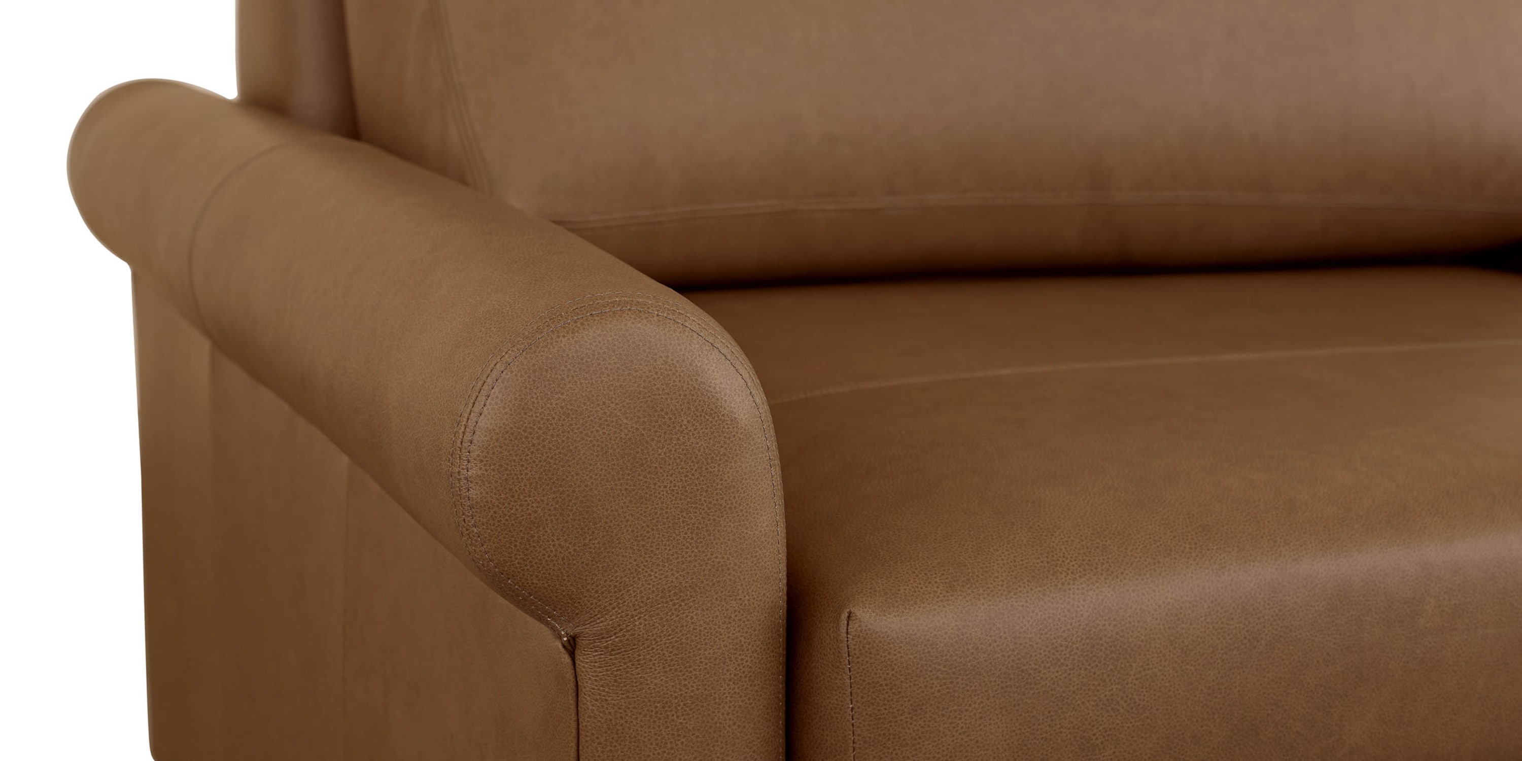 Z4 Leather Roll Arm Twin Sleeper Chair 2854TBL72358LOUNGE