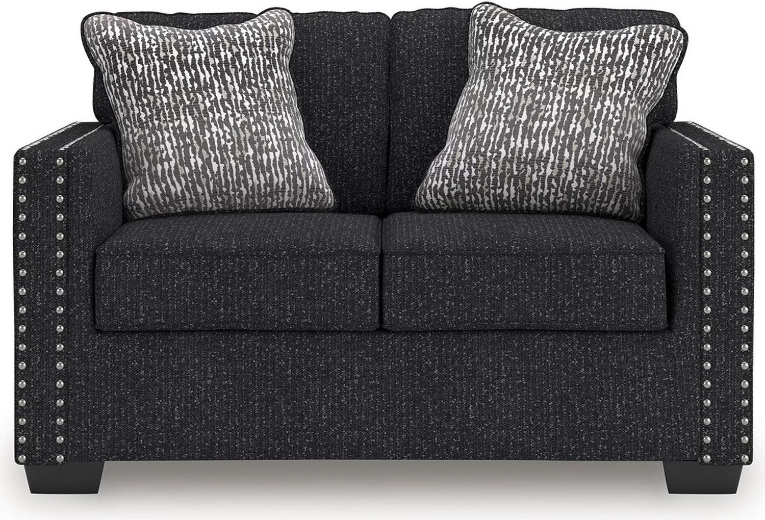 Jasmine Peaks Loveseat In Coal 2890435