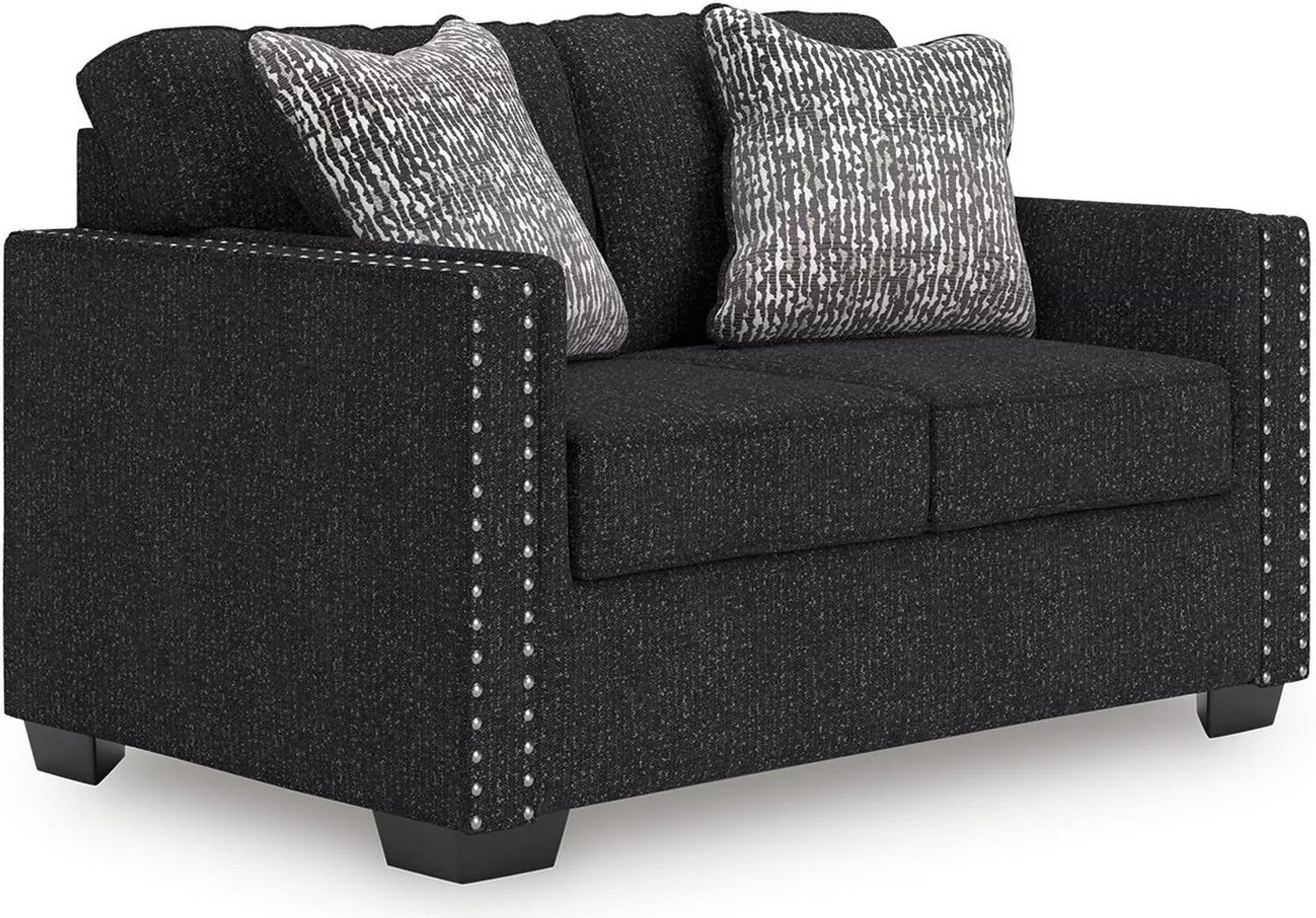 Jasmine Peaks Loveseat In Coal 2890435