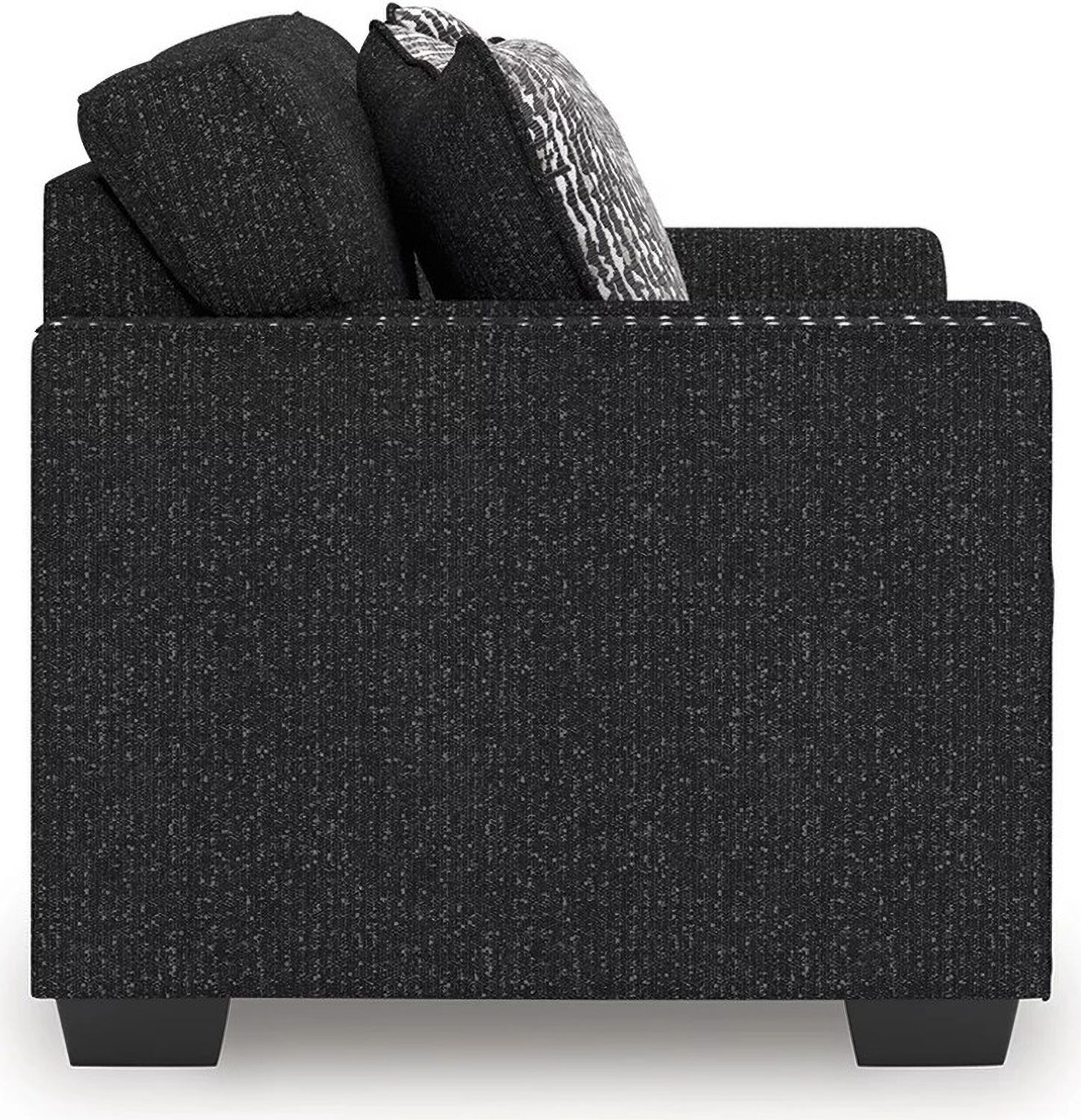 Jasmine Peaks Loveseat In Coal 2890435