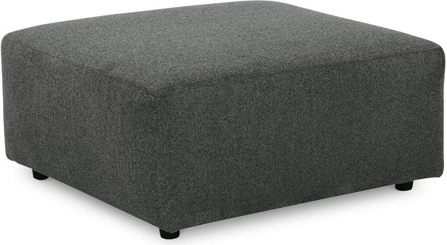 Edenfield Oversized Accent Ottoman In Charcoal 2900308