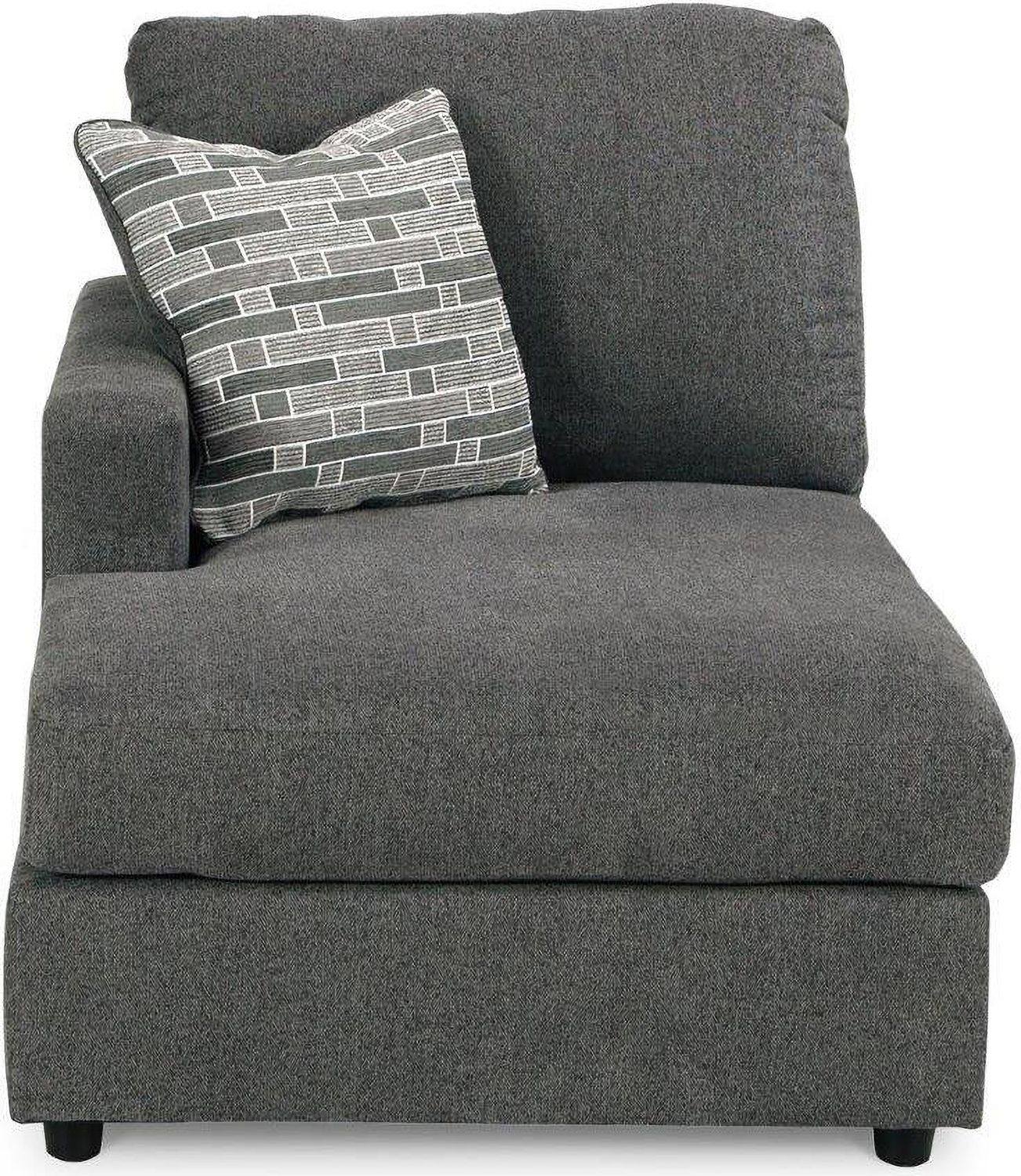 Edenfield 3-Piece LAF Corner Chaise Sectional In Charcoal 29003S1