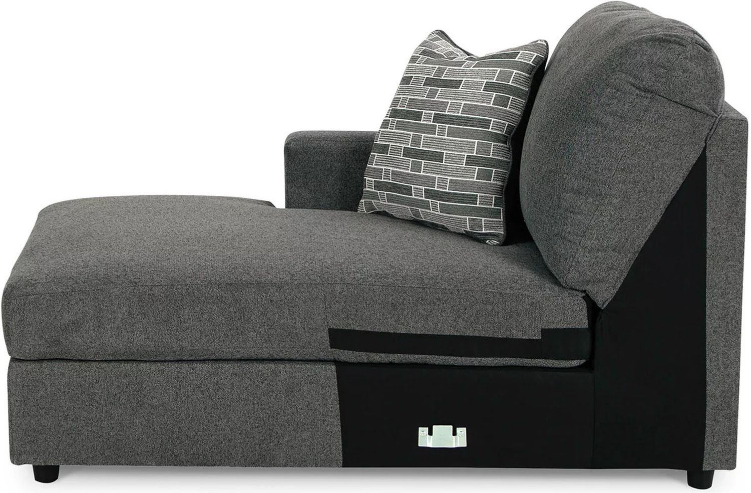 Edenfield 3-Piece LAF Corner Chaise Sectional In Charcoal 29003S1