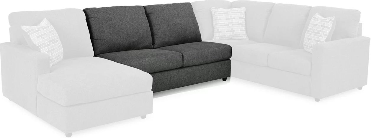 Edenfield 3-Piece LAF Corner Chaise Sectional In Charcoal 29003S1