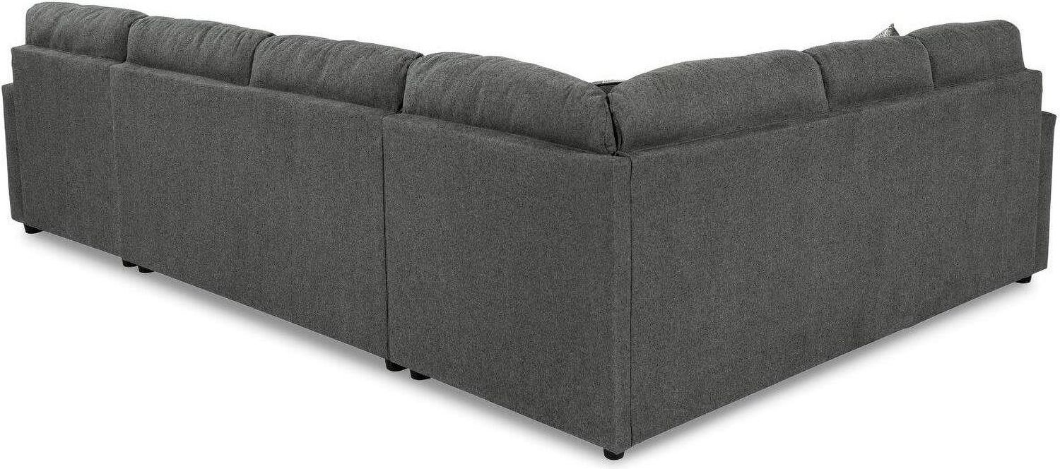 Edenfield 3-Piece RAF Corner Chaise Sectional In Charcoal 29003S2