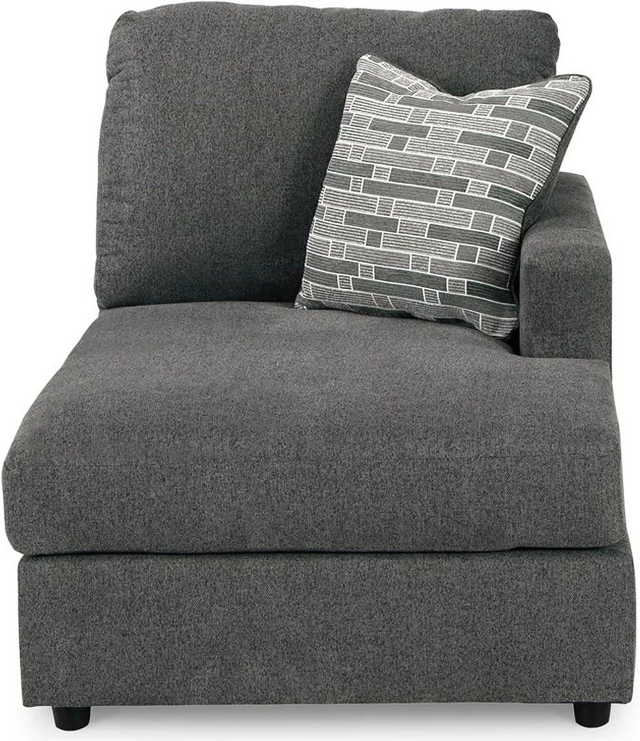 Edenfield 3-Piece RAF Corner Chaise Sectional In Charcoal 29003S2