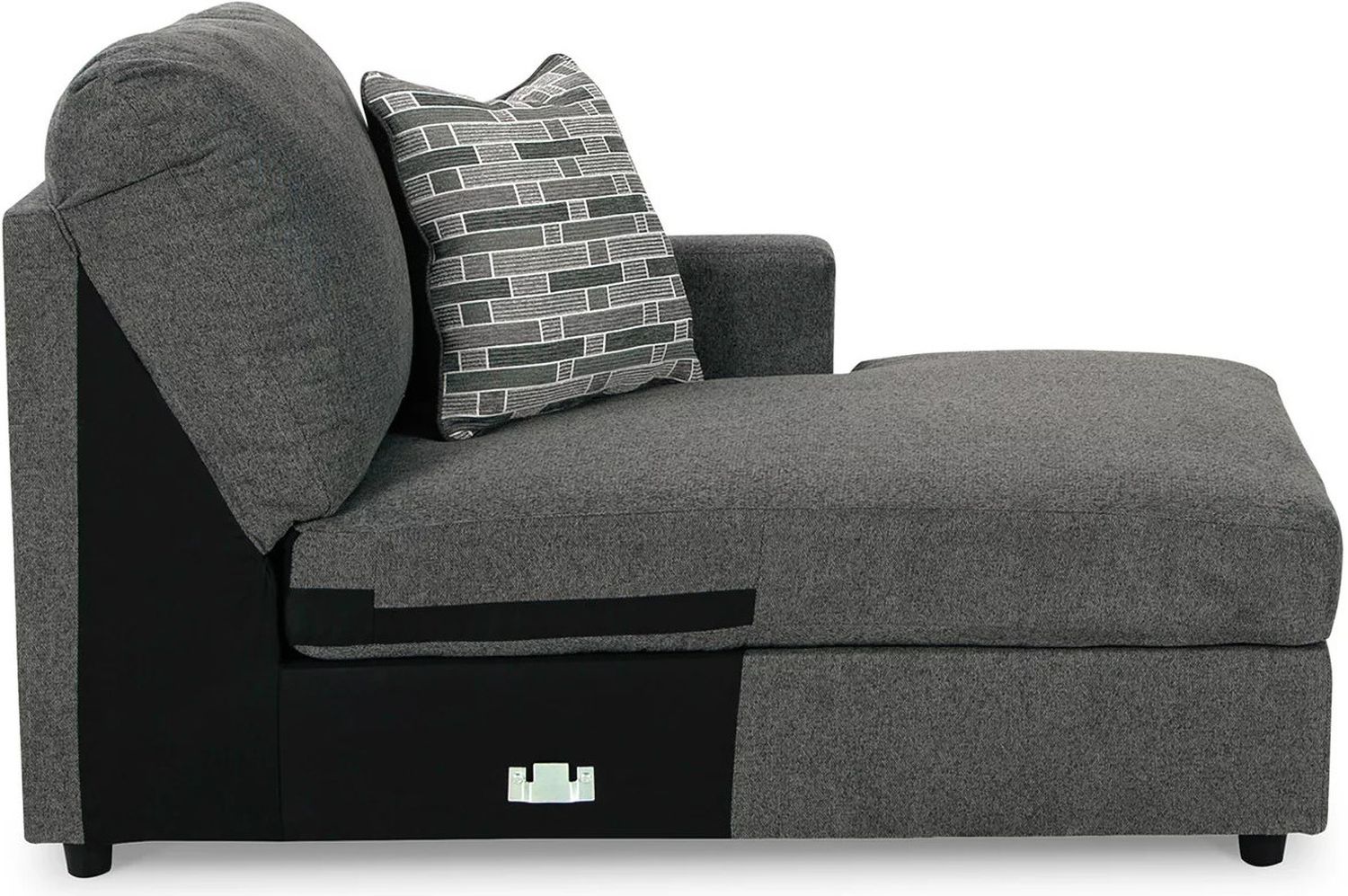 Edenfield 3-Piece RAF Corner Chaise Sectional In Charcoal 29003S2