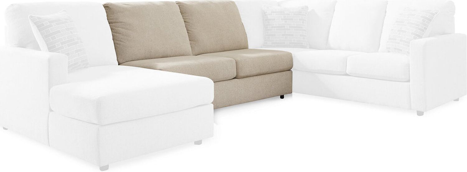 Edenfield 3-Piece LAF Corner Chaise Sectional In Linen 29004S1