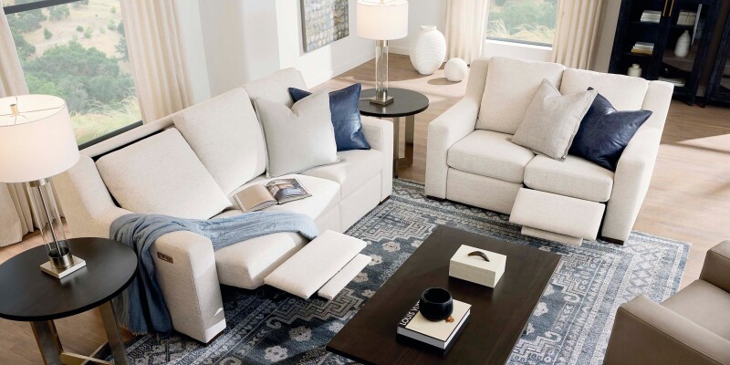 Somers Track Arm Reclining Sofa 290072M15951PREMIER