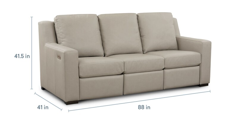 Somers Leather Track Arm Reclining Sofa 290072ML722919LOUNGE