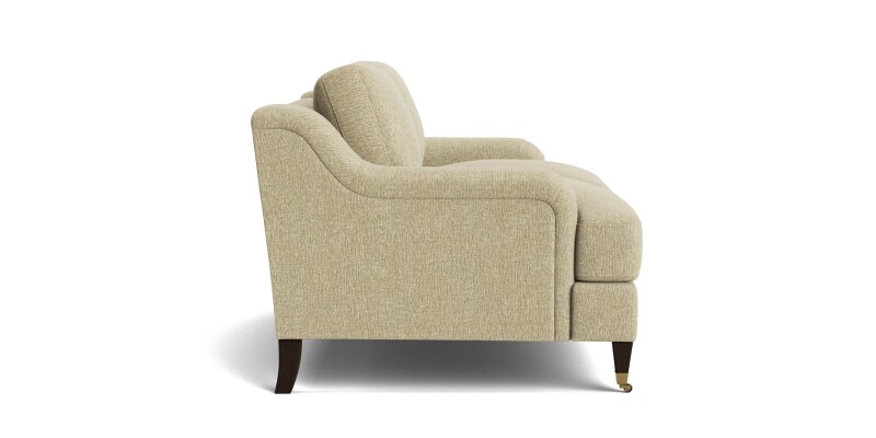 Stockten English Arm Loveseat with Casters 29144225