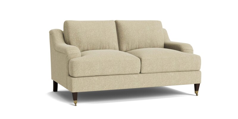 Stockten English Arm Loveseat with Casters 29144233