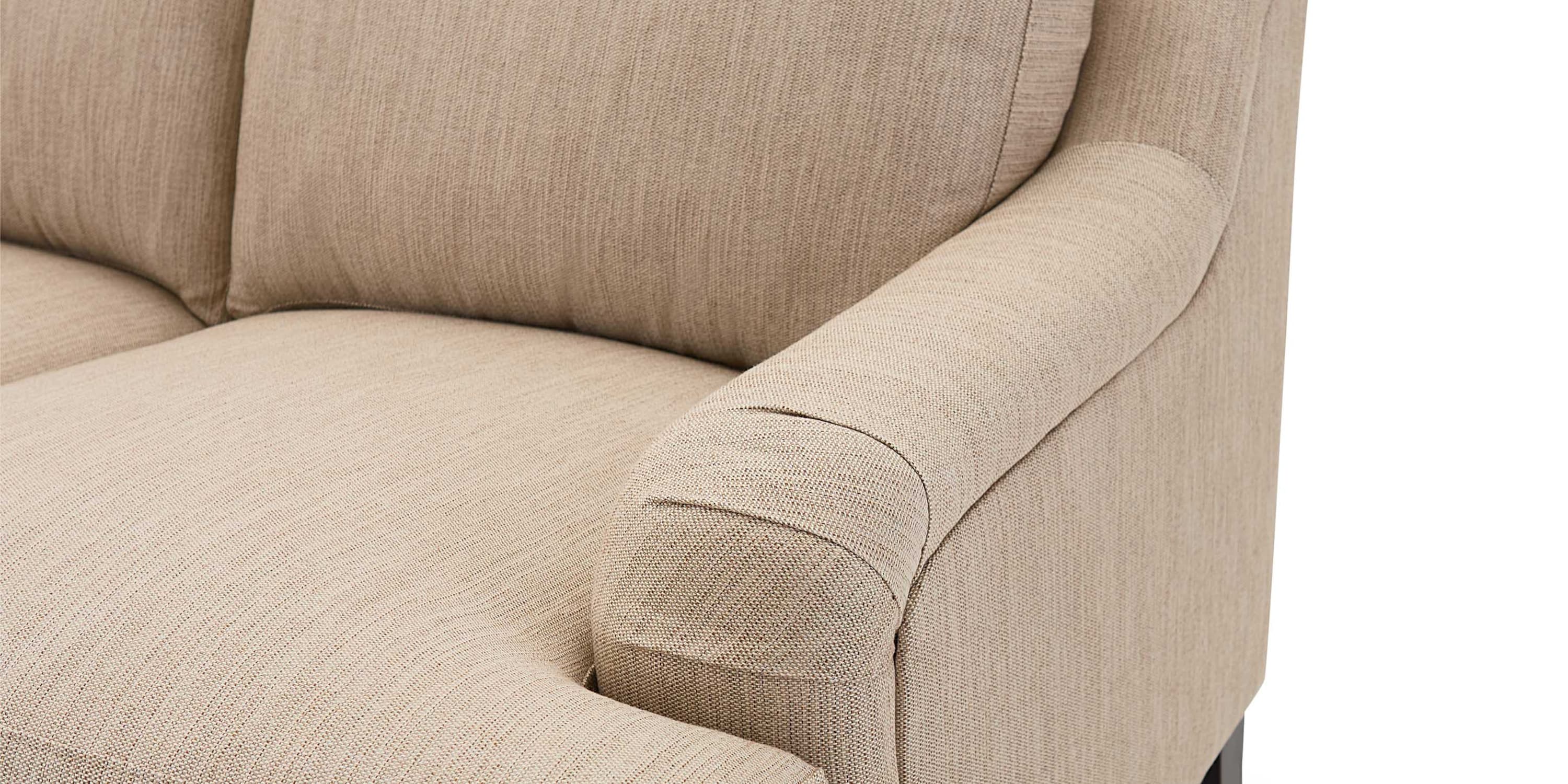 Stockten English Arm L-Shape Sectional with Casters 2914LSECT16280BLDOWN