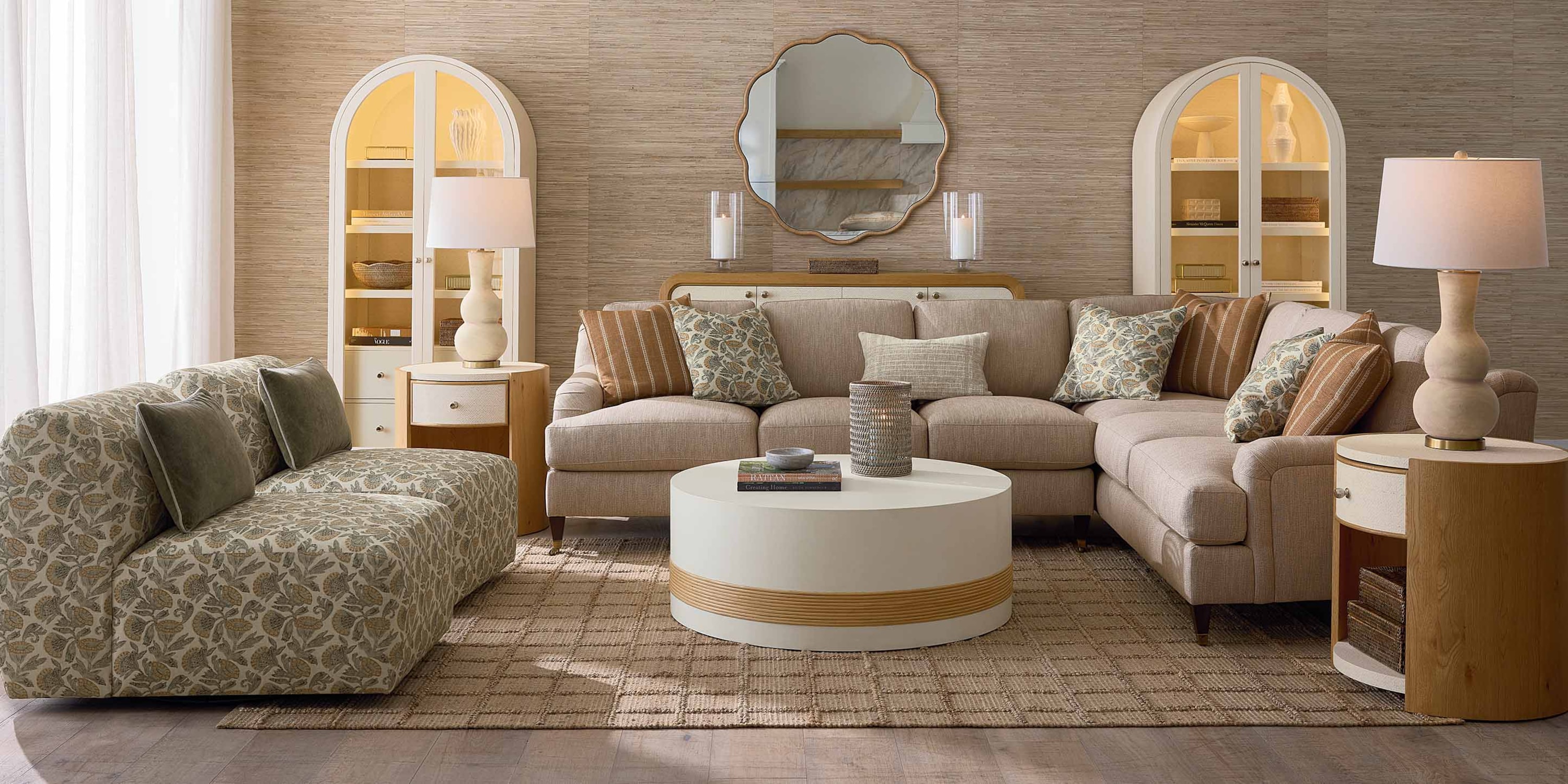 Stockten English Arm L-Shape Sectional with Casters 2914LSECT16284BLDOWN