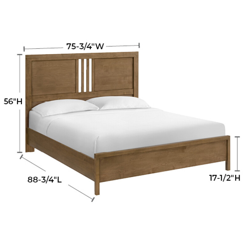2926 Bailey Cal-king Bed 2926ALM
